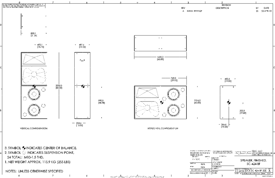 SC-424-8f 2D Drawing PDF